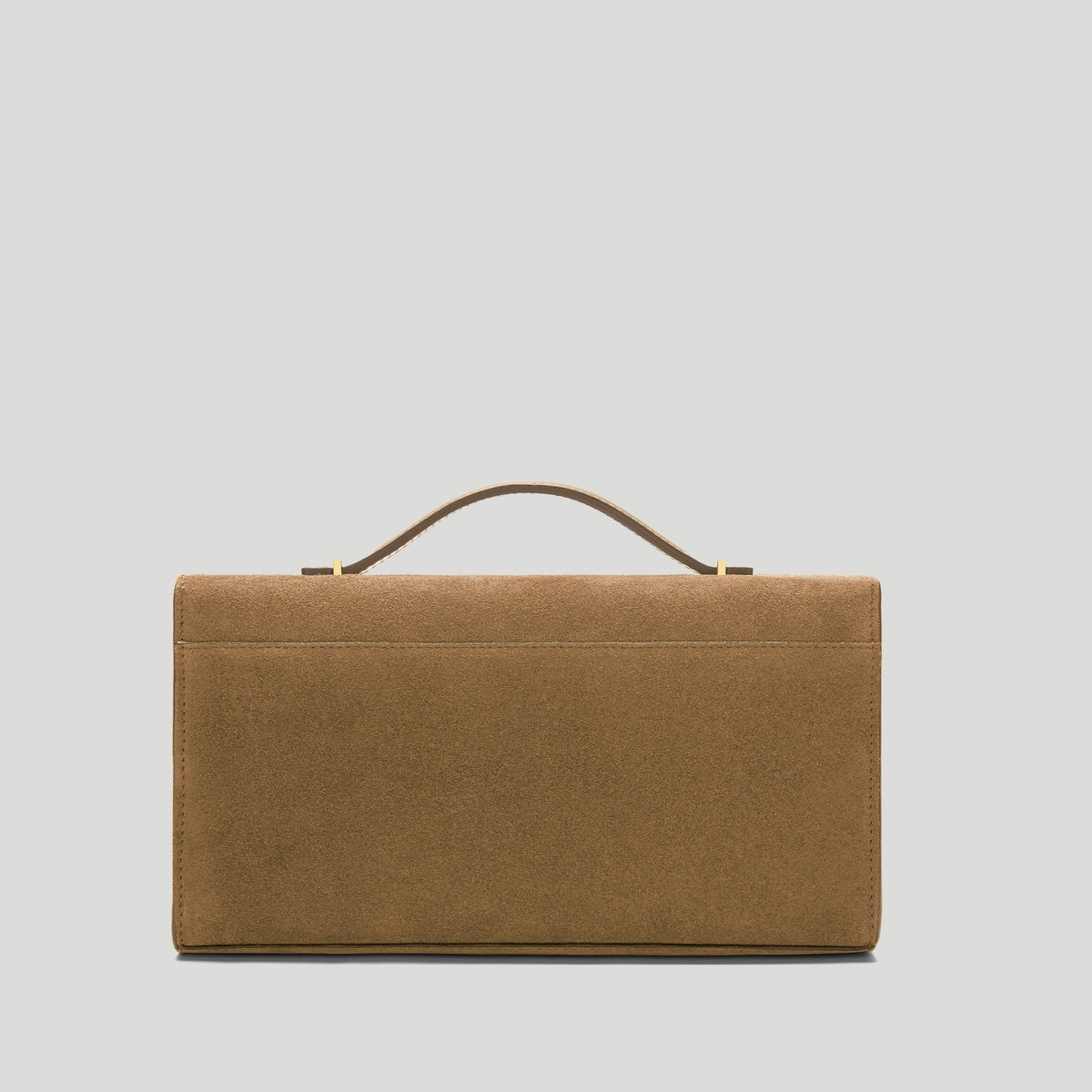 Exclusive The Vancouver Clutch — One Size — Size tobacco suede — Lifestyle View
