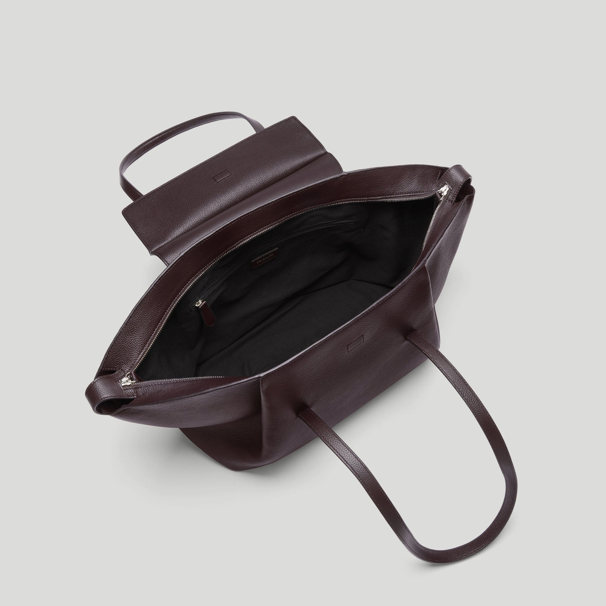 Exclusive The Brooklyn — One Size — Size bordeaux small grain — Top View