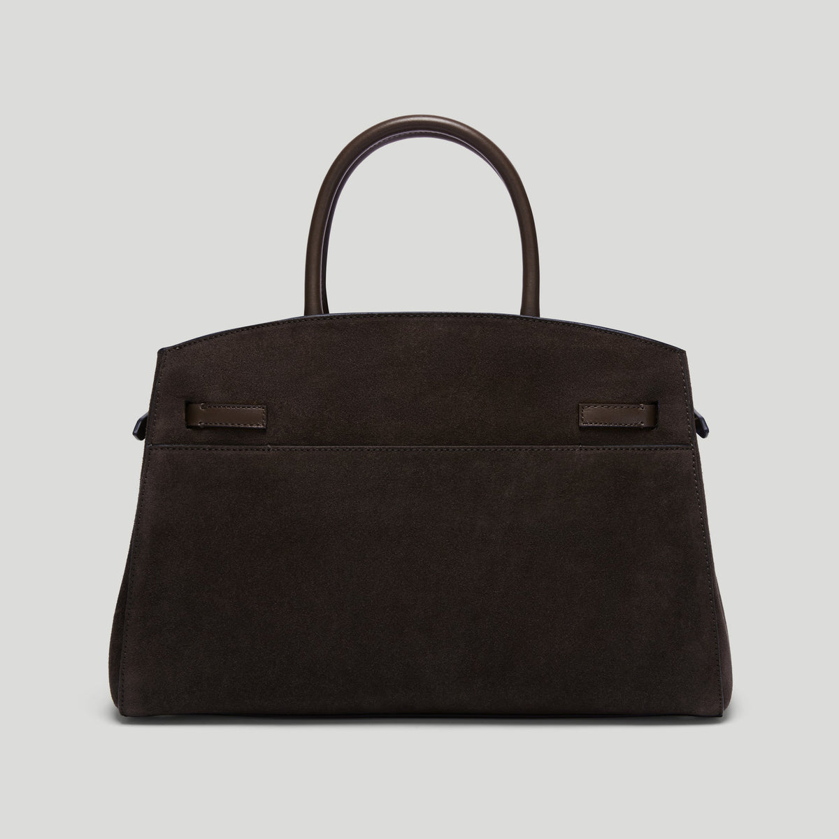 Exclusive The Midi Hudson — Midi — Size dark chocolate suede — Detail View