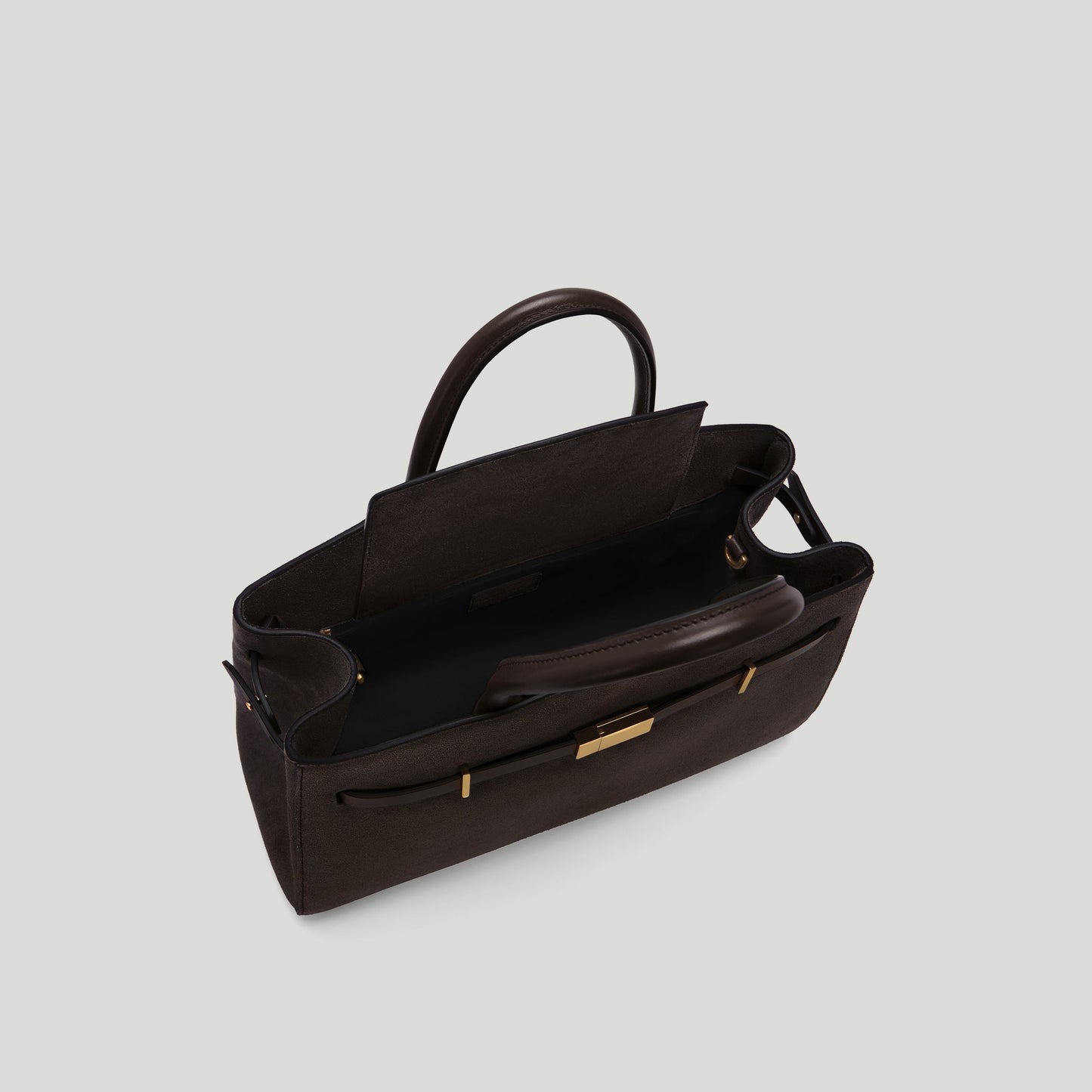Exclusive The Midi Hudson — Midi — Size dark chocolate suede — Back View