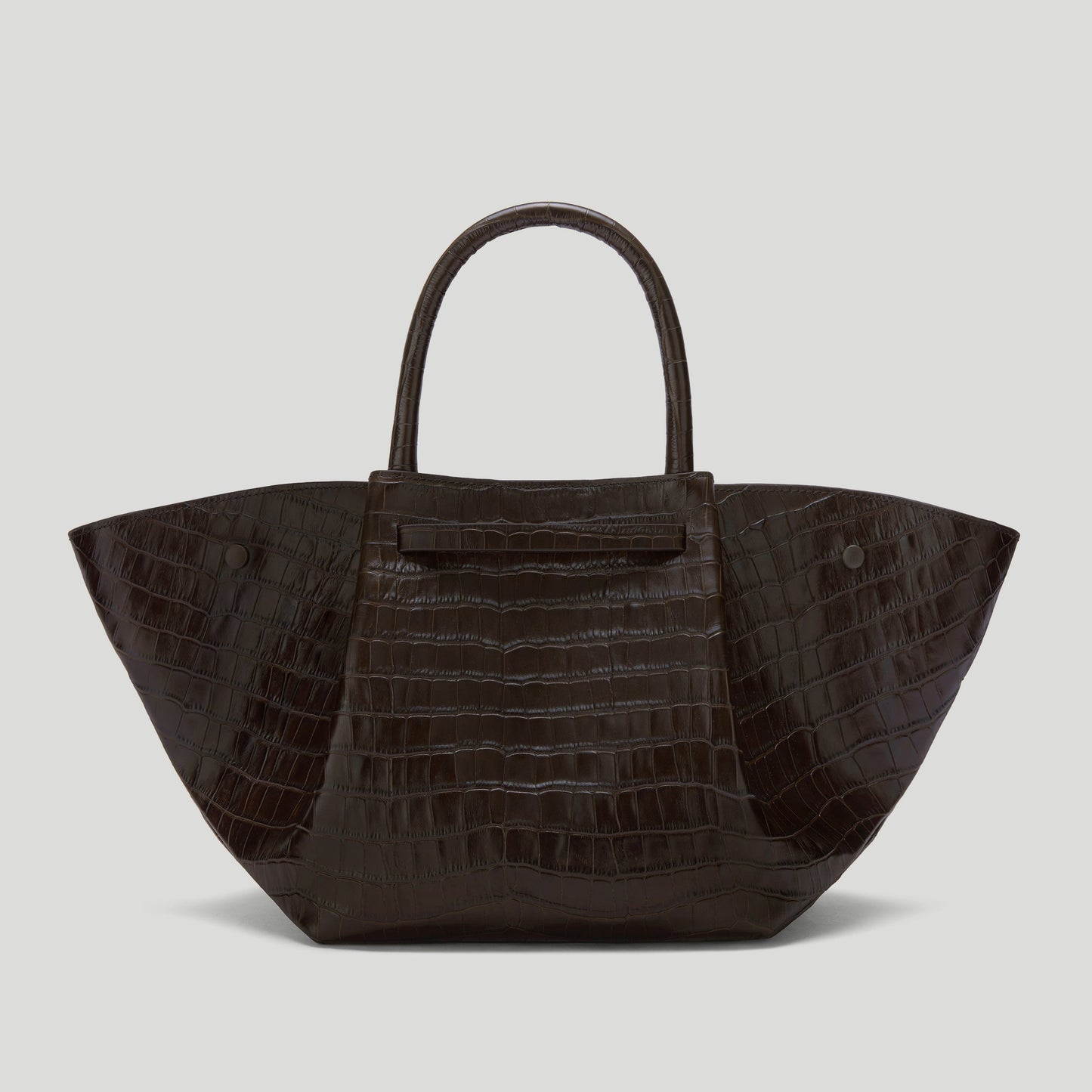 Exclusive The Midi New York — Midi — Size dark chocolate croc-effect — Detail View