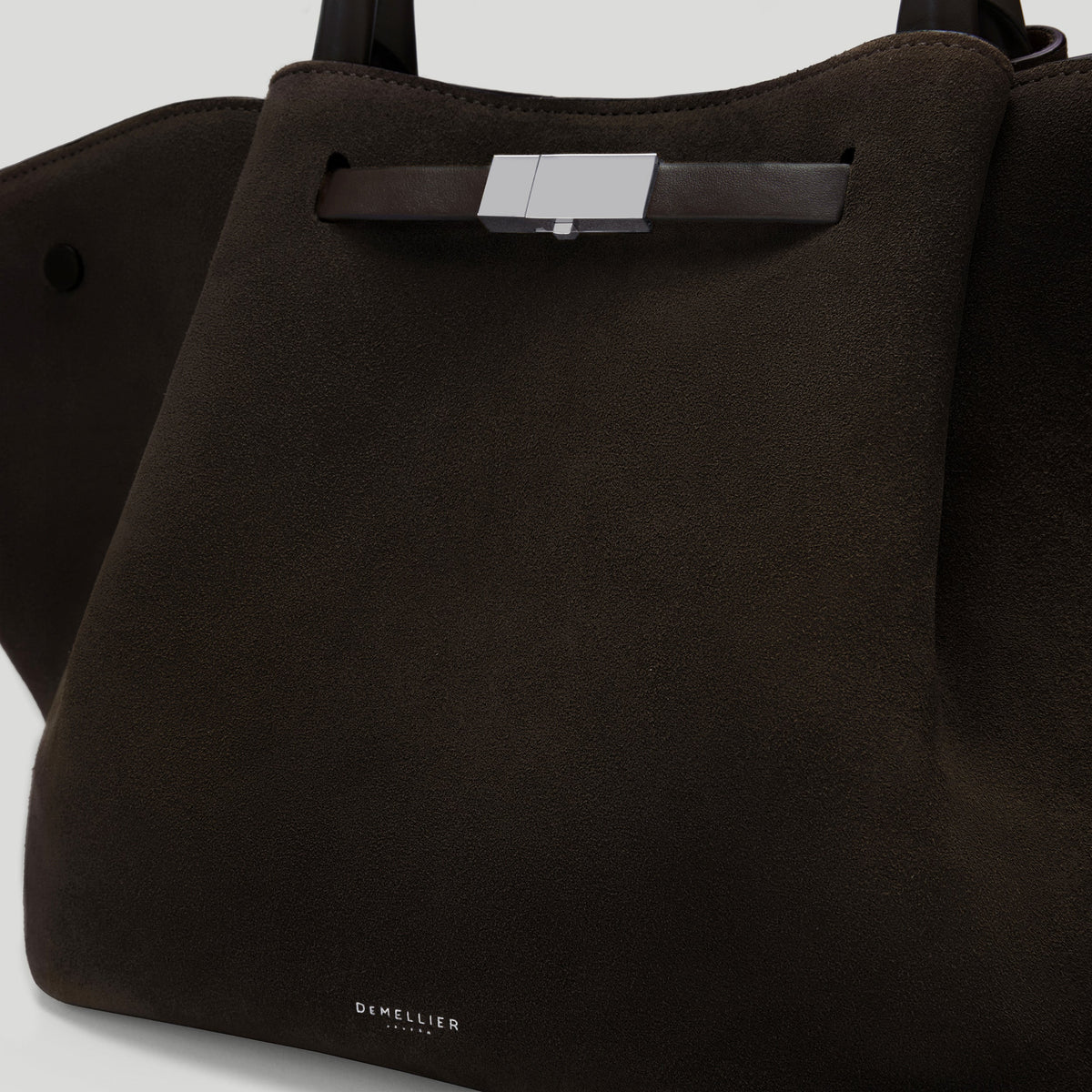 Exclusive The Midi New York — Midi — Size dark chocolate suede — Side View