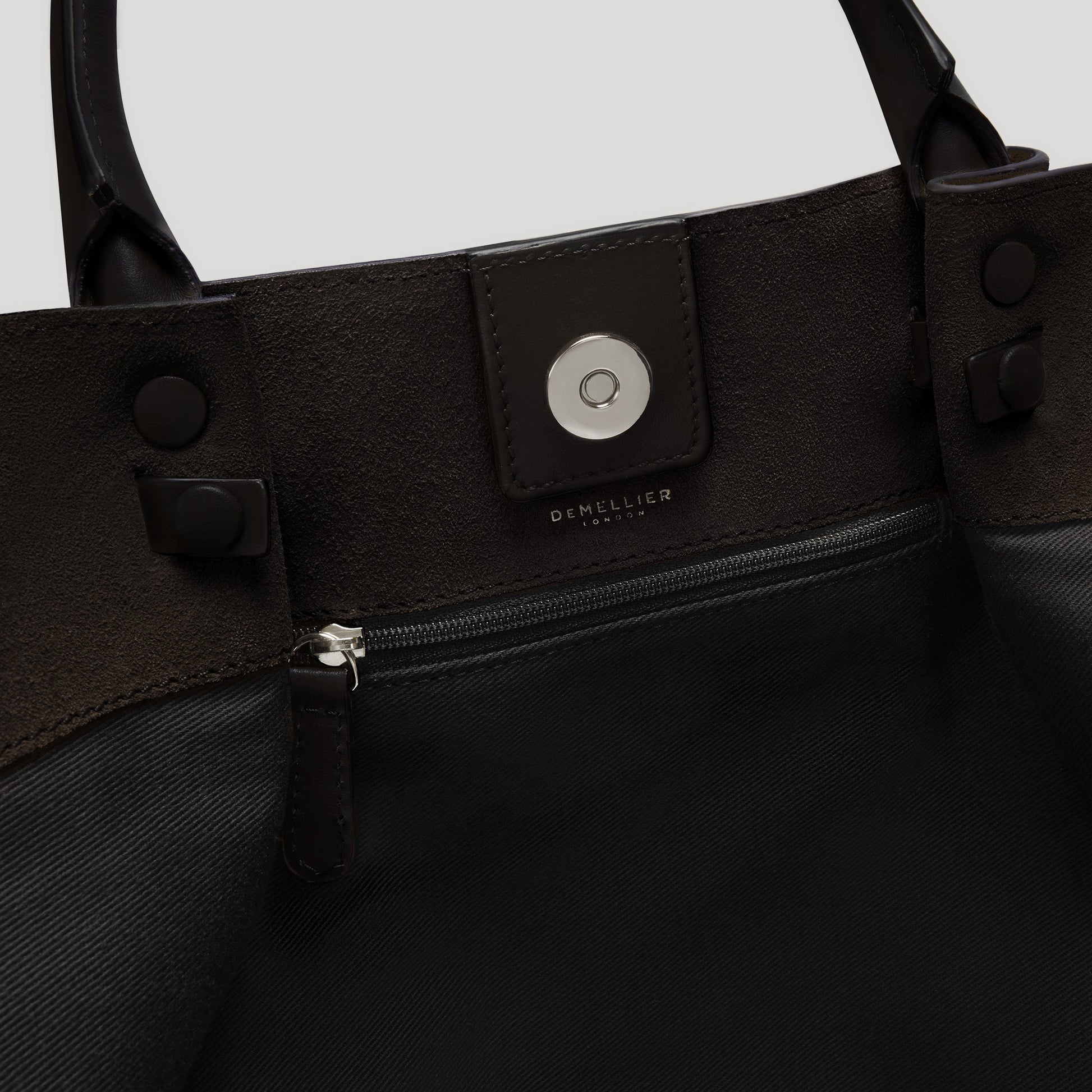 Exclusive The Midi New York — Midi — Size dark chocolate suede — Top View