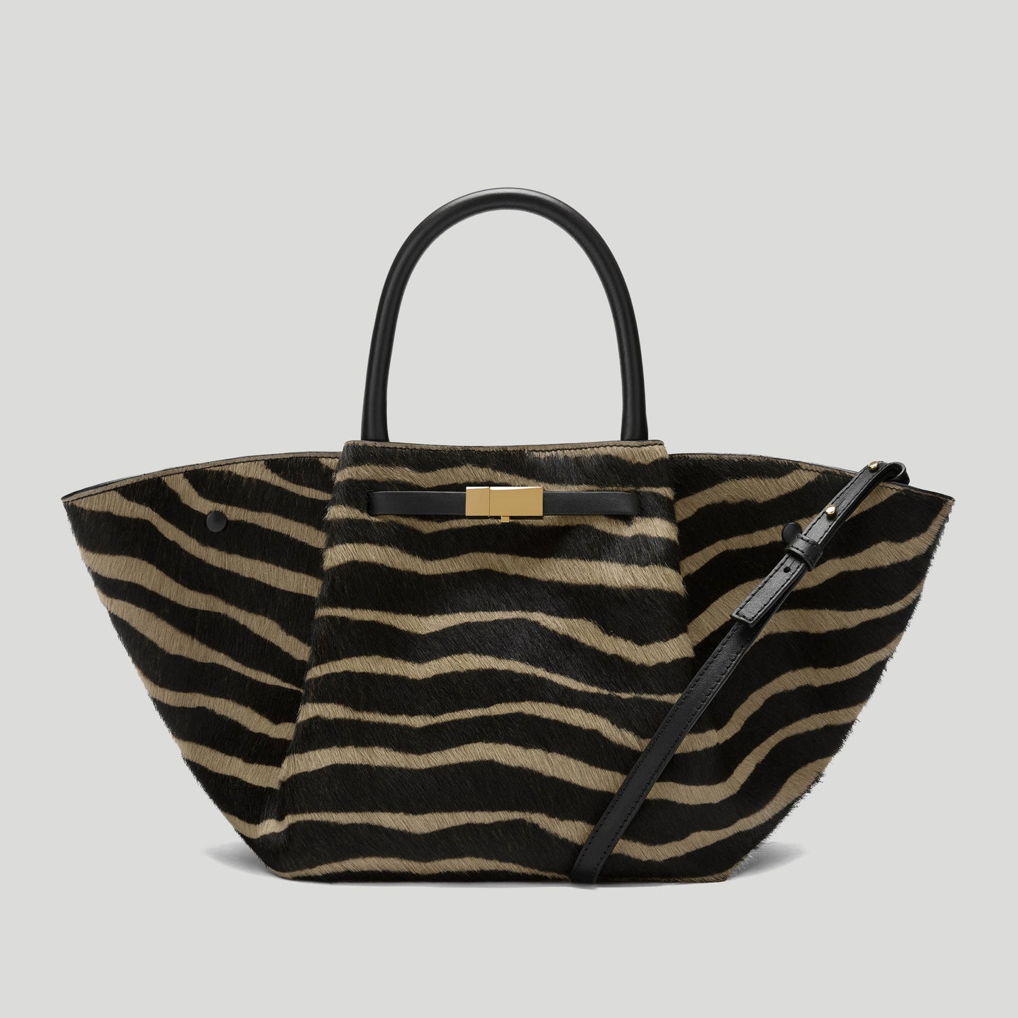 Exclusive The Midi New York — Midi — Size zebra-effect hair calf — Front View