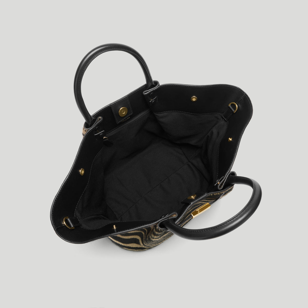 Exclusive The Midi New York — Midi — Size zebra-effect hair calf — Top View