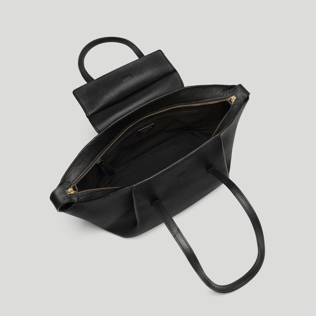 Exclusive The Midi Brooklyn — Midi — Size black small grain — Top View