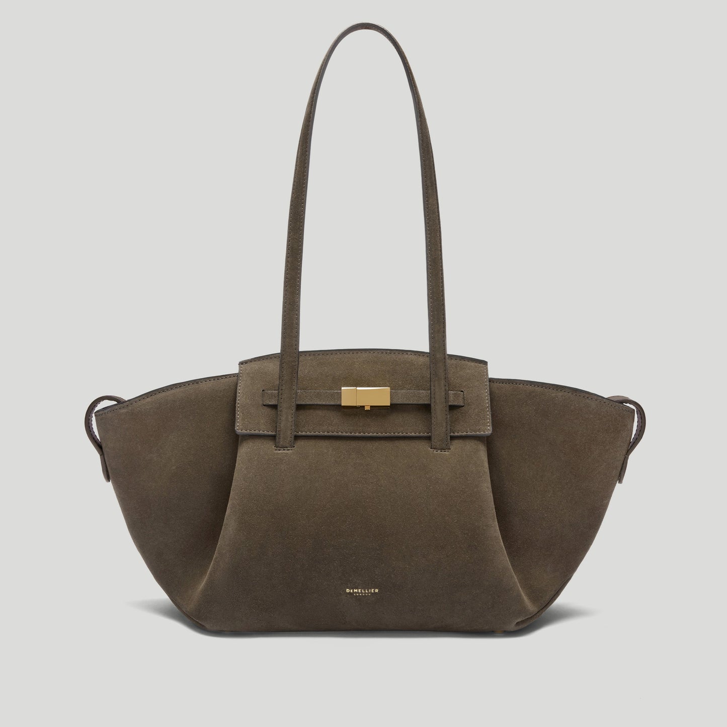 Exclusive The Midi Brooklyn — Midi — Size hazel suede — Front View