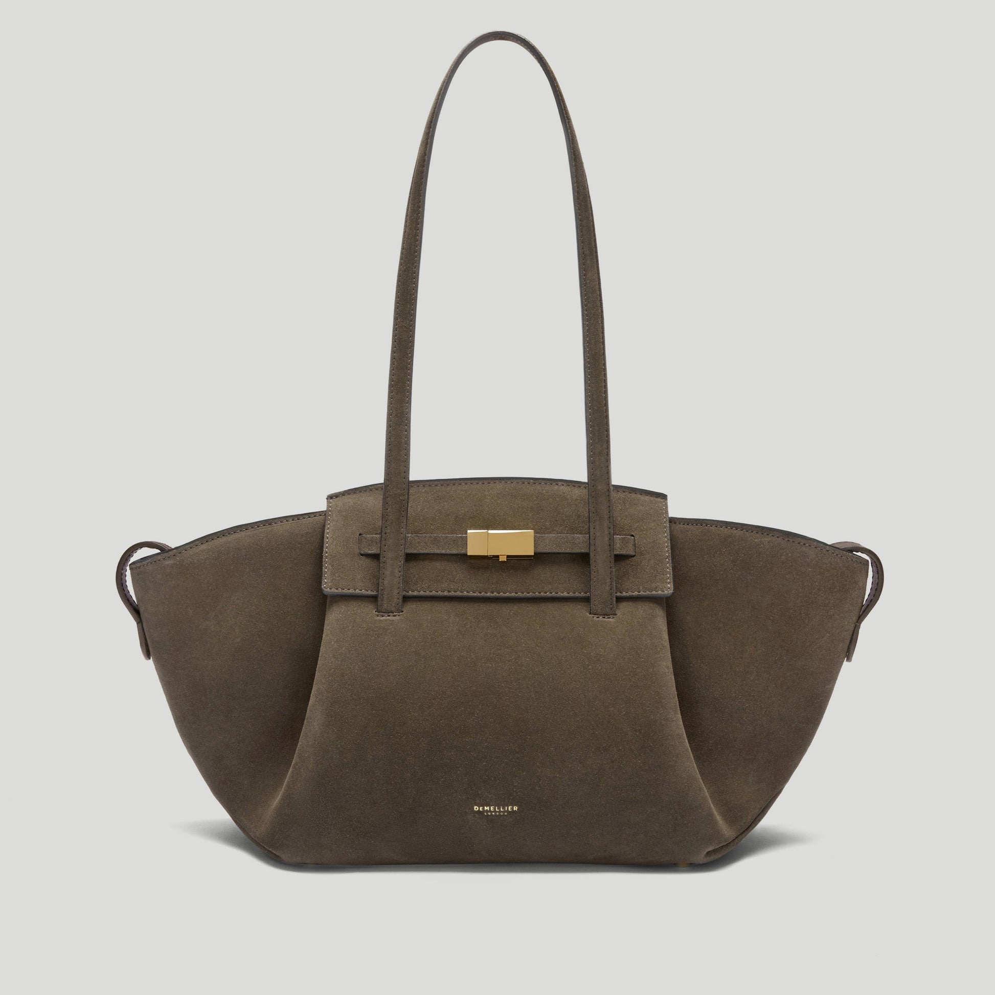 Exclusive The Midi Brooklyn — Midi — Size hazel suede — Front View