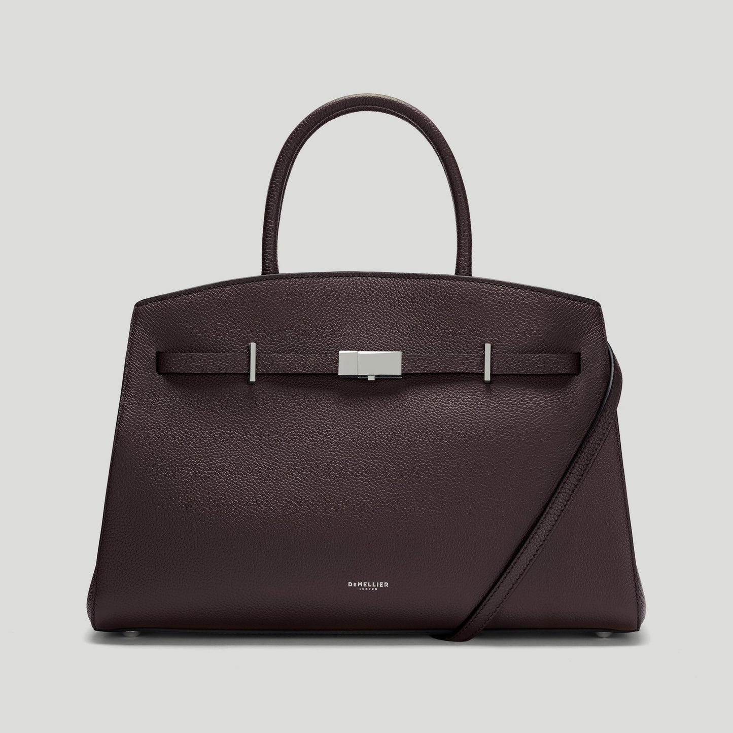 Exclusive The Midi Hudson — Midi — Size bordeaux small grain — Front View