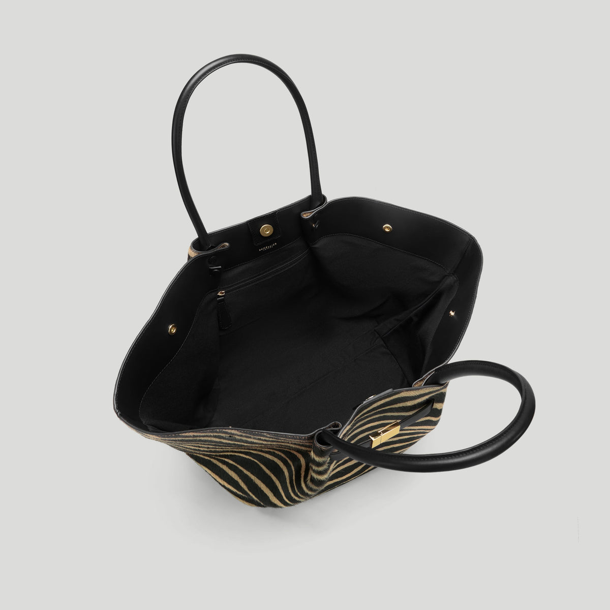 Exclusive The New York — One Size — Size zebra-effect hair calf — Back View