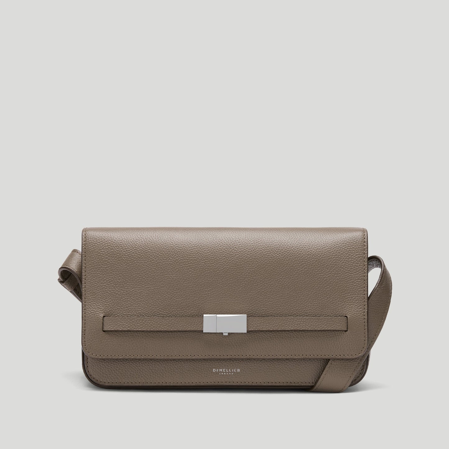 Exclusive The New York Crossbody — One Size — Size dark taupe small grain — Front View