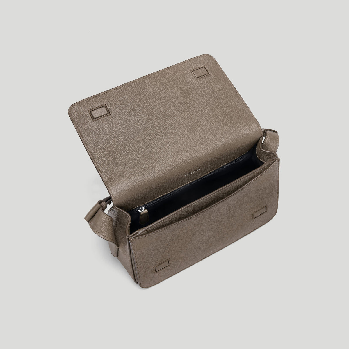Exclusive The New York Crossbody — One Size — Size dark taupe small grain — Top View