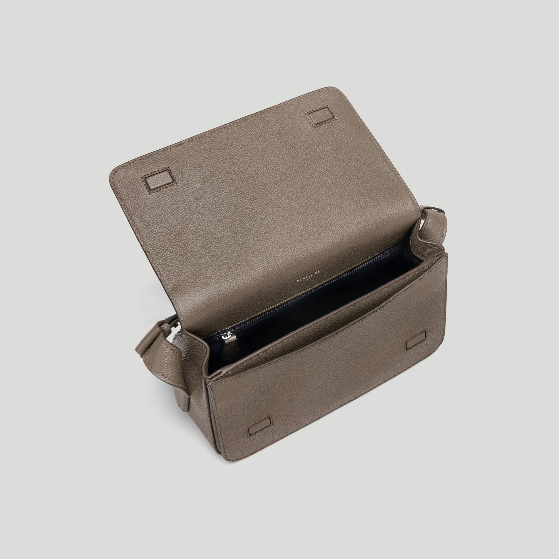 Exclusive The New York Crossbody — One Size — Size dark taupe small grain — Top View