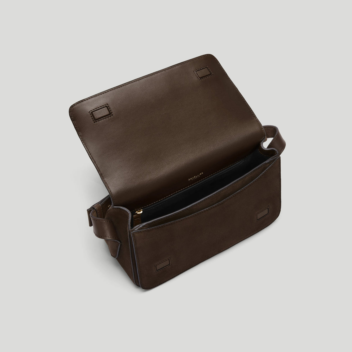 Exclusive The New York Crossbody — One Size — Size mocha suede — Back View