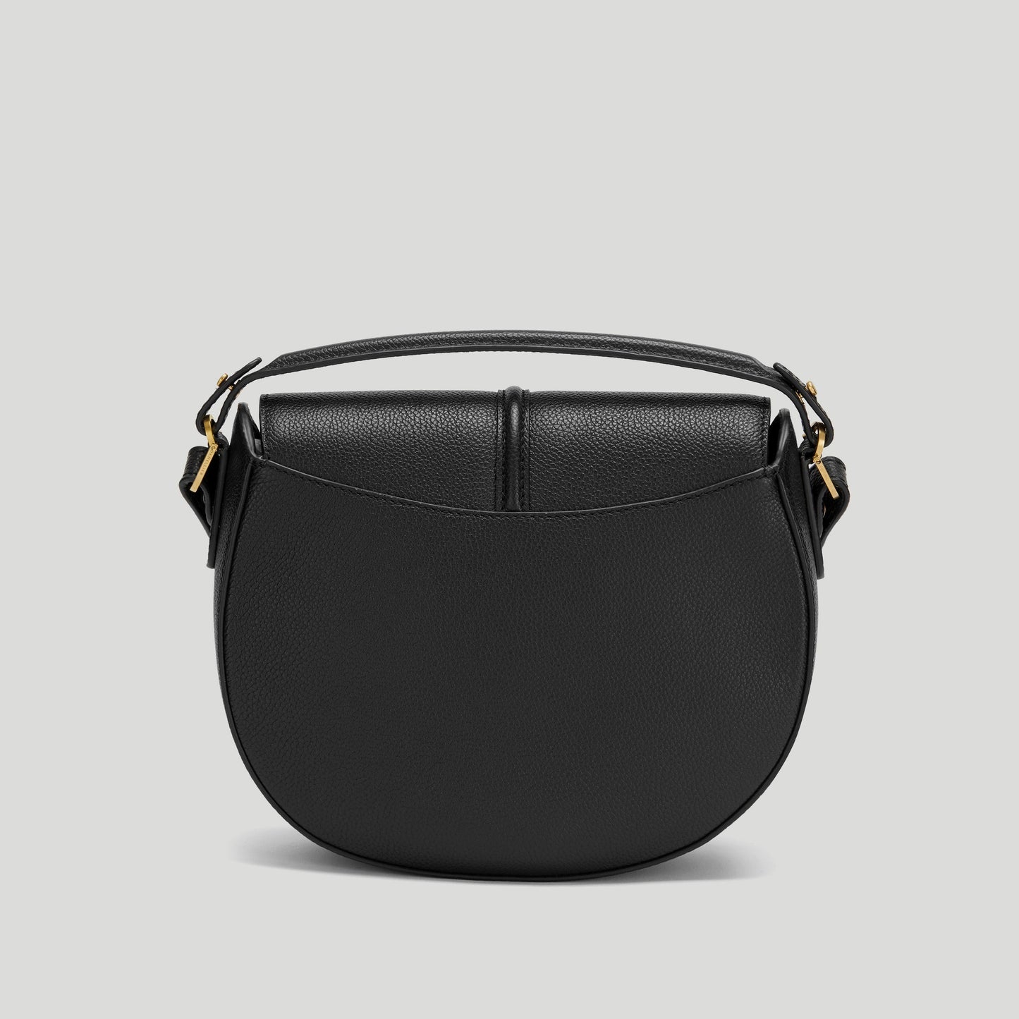 Exclusive The Siena Saddle — One Size — Size salt & pepper canvas black small grain — Lifestyle View