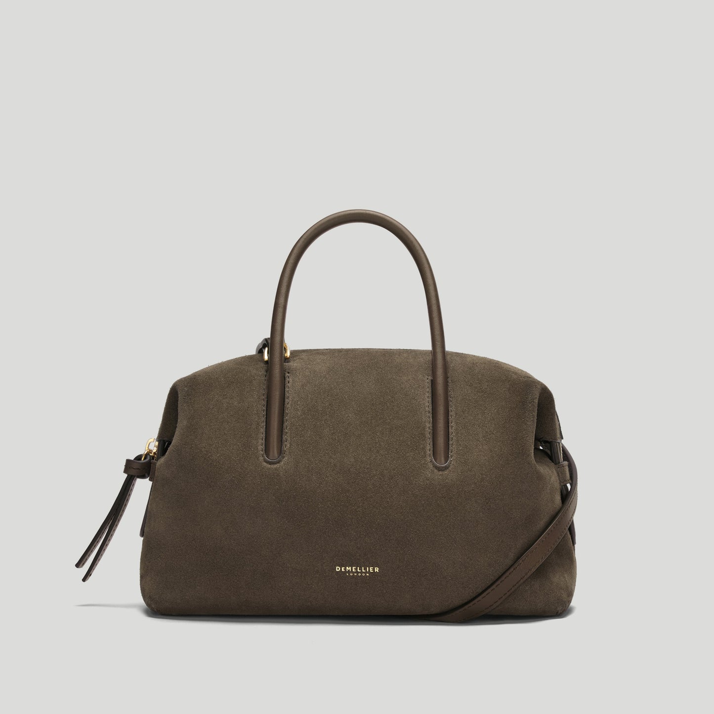 Exclusive The Small Stockholm — Small — Size hazel suede — Front View
