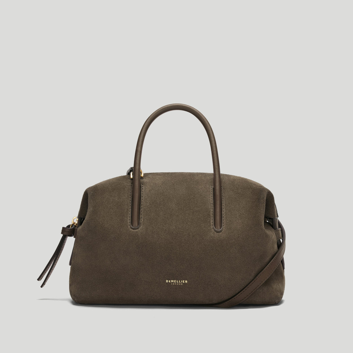 Exclusive The Small Stockholm — Small — Size hazel suede — Front View