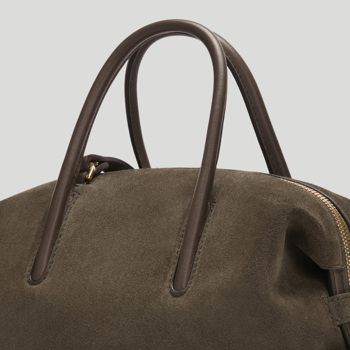 Exclusive The Small Stockholm — Small — Size hazel suede — Top View