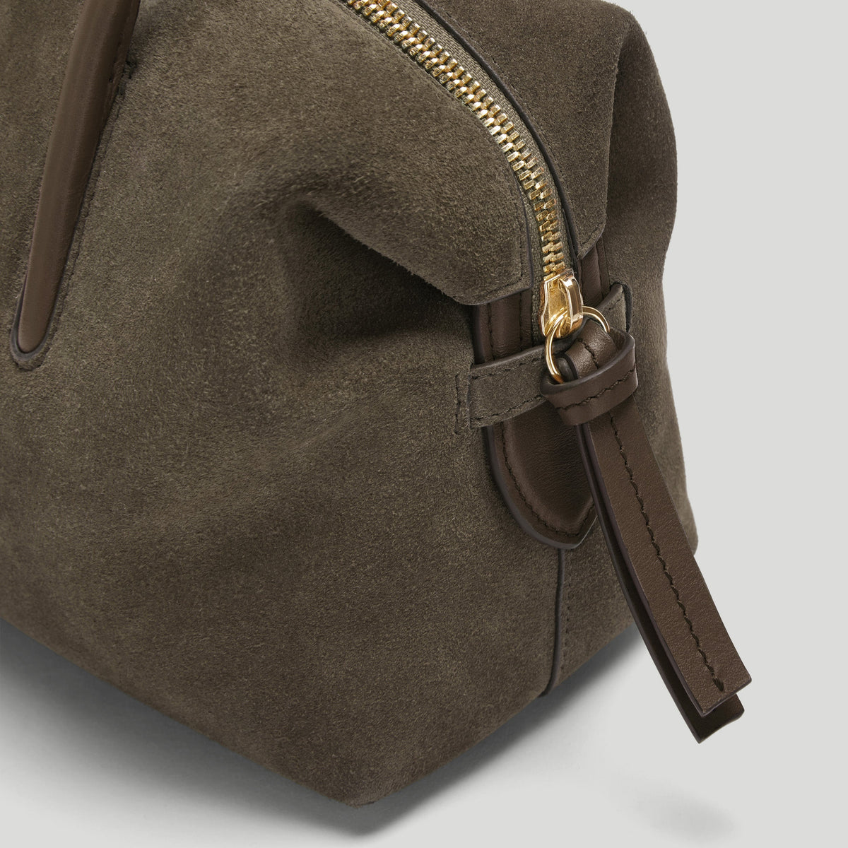 Exclusive The Small Stockholm — Small — Size hazel suede — Side View