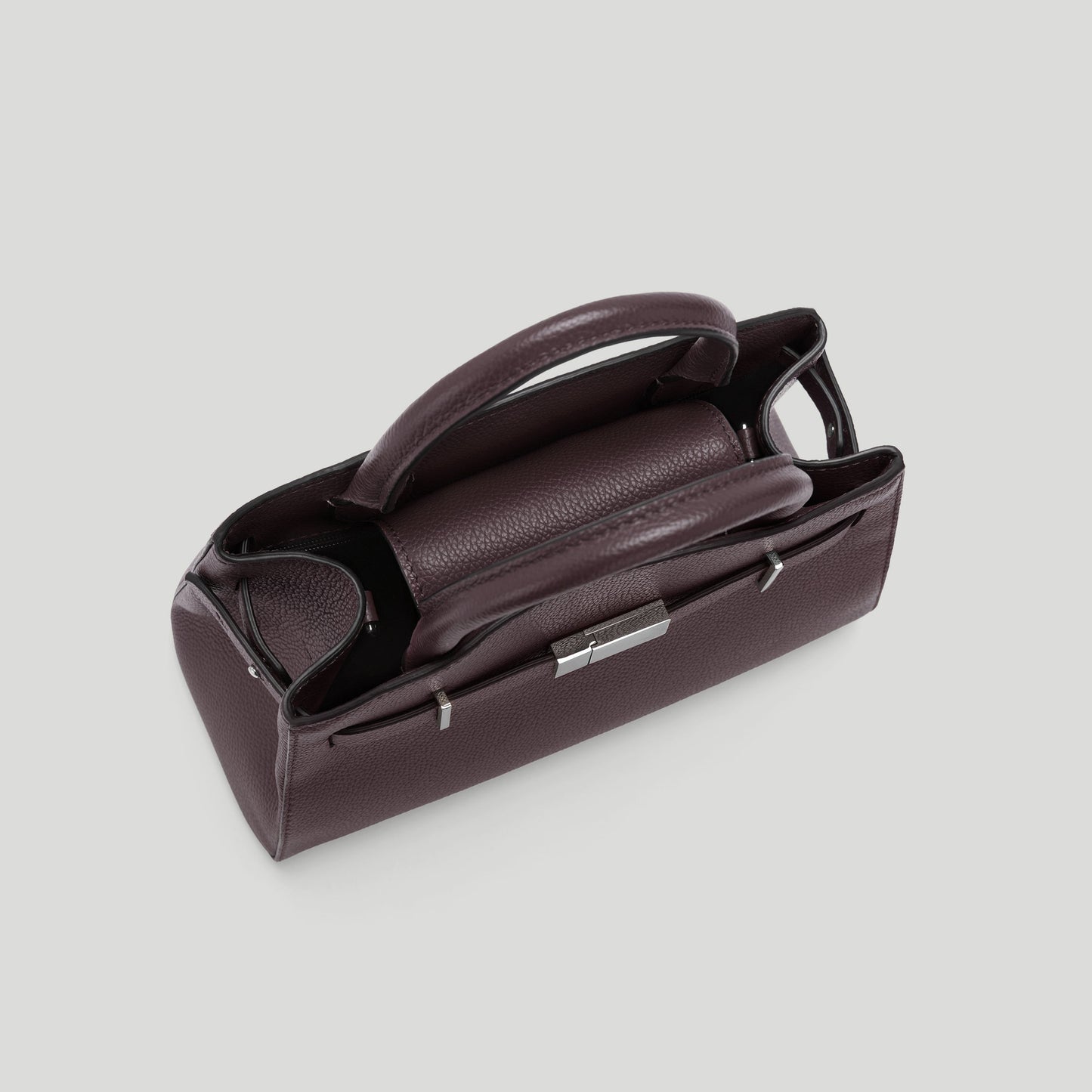 Exclusive The Small Hudson — Small — Size bordeaux small grain — Back View