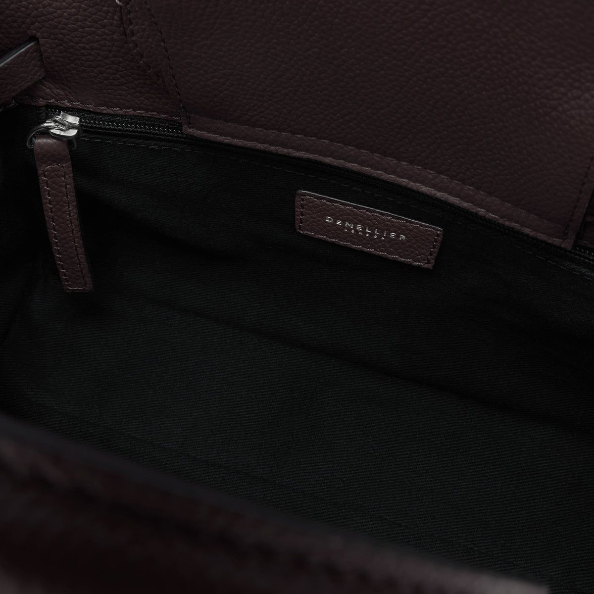 Exclusive The Small Hudson — Small — Size bordeaux small grain — Top View