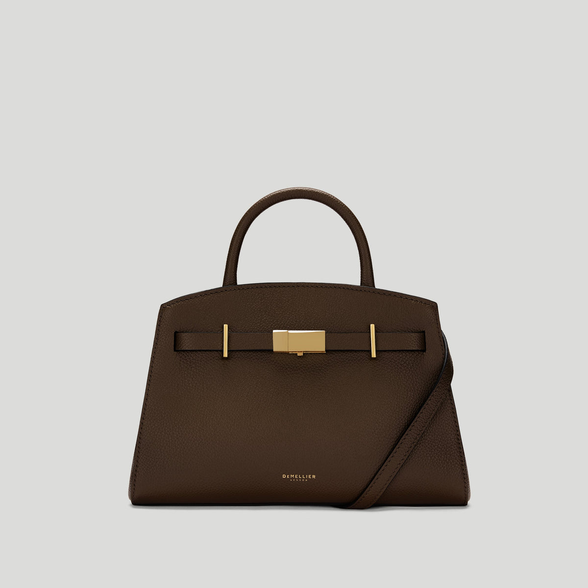 Exclusive The Small Hudson — Small — Size mocha small grain — Front View