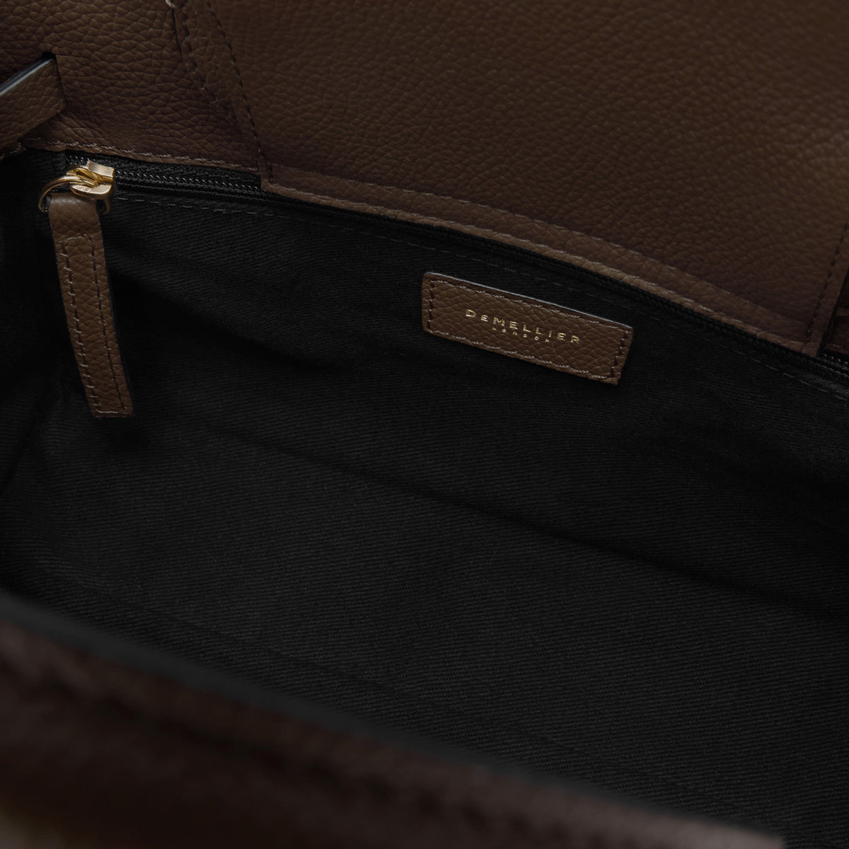 Exclusive The Small Hudson — Small — Size mocha small grain — Top View