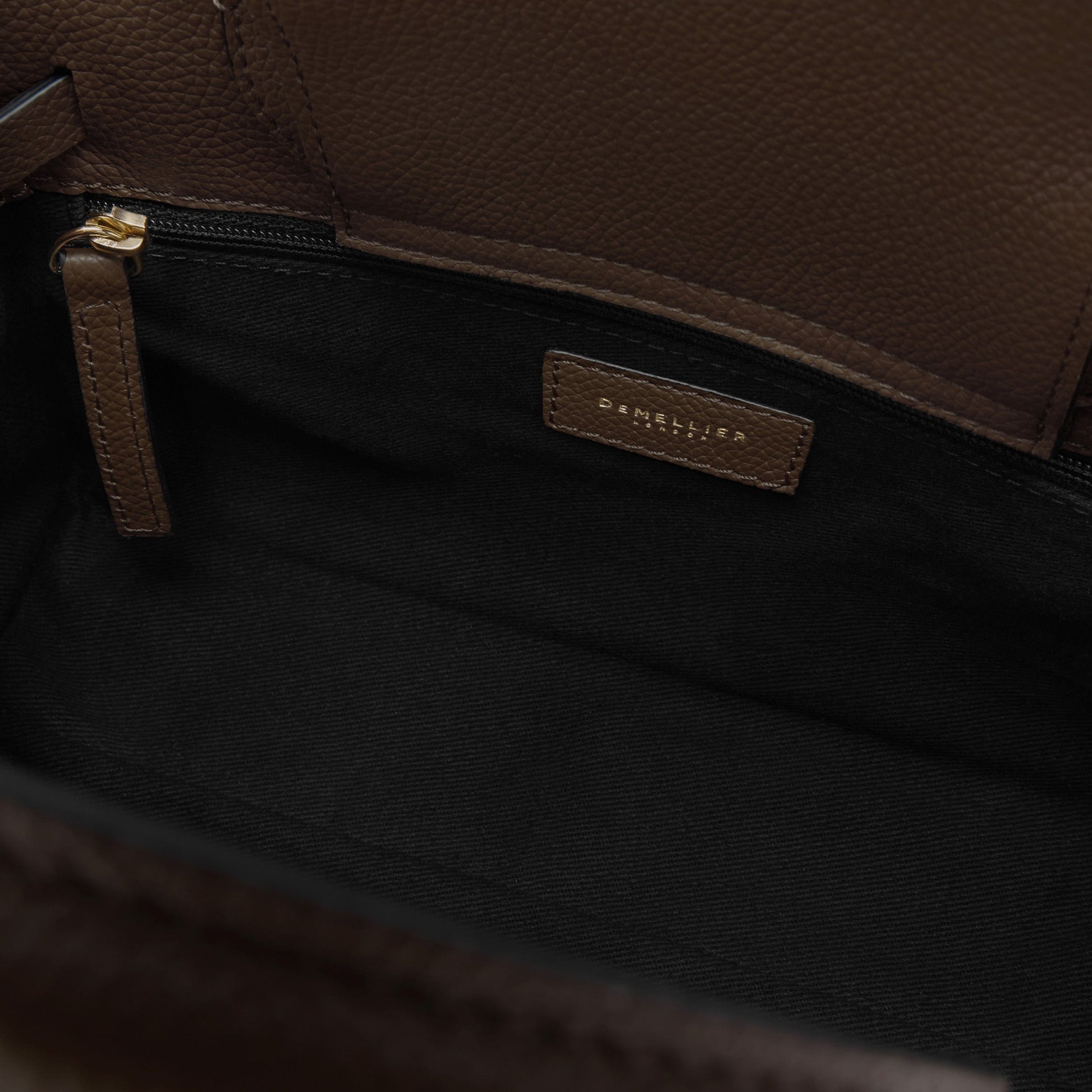 Exclusive The Small Hudson — Small — Size mocha small grain — Top View