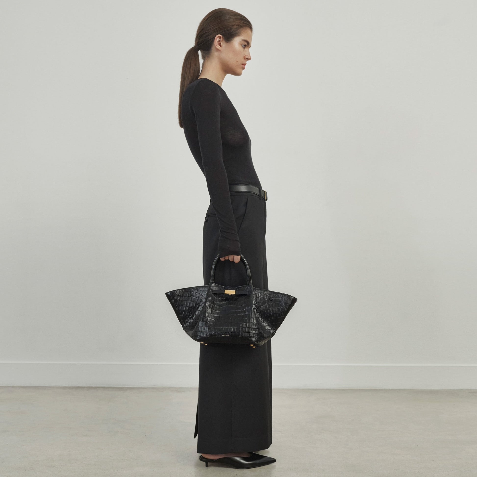 Exclusive The Midi New York — Midi — Size black croc-effect — Alternate View 8