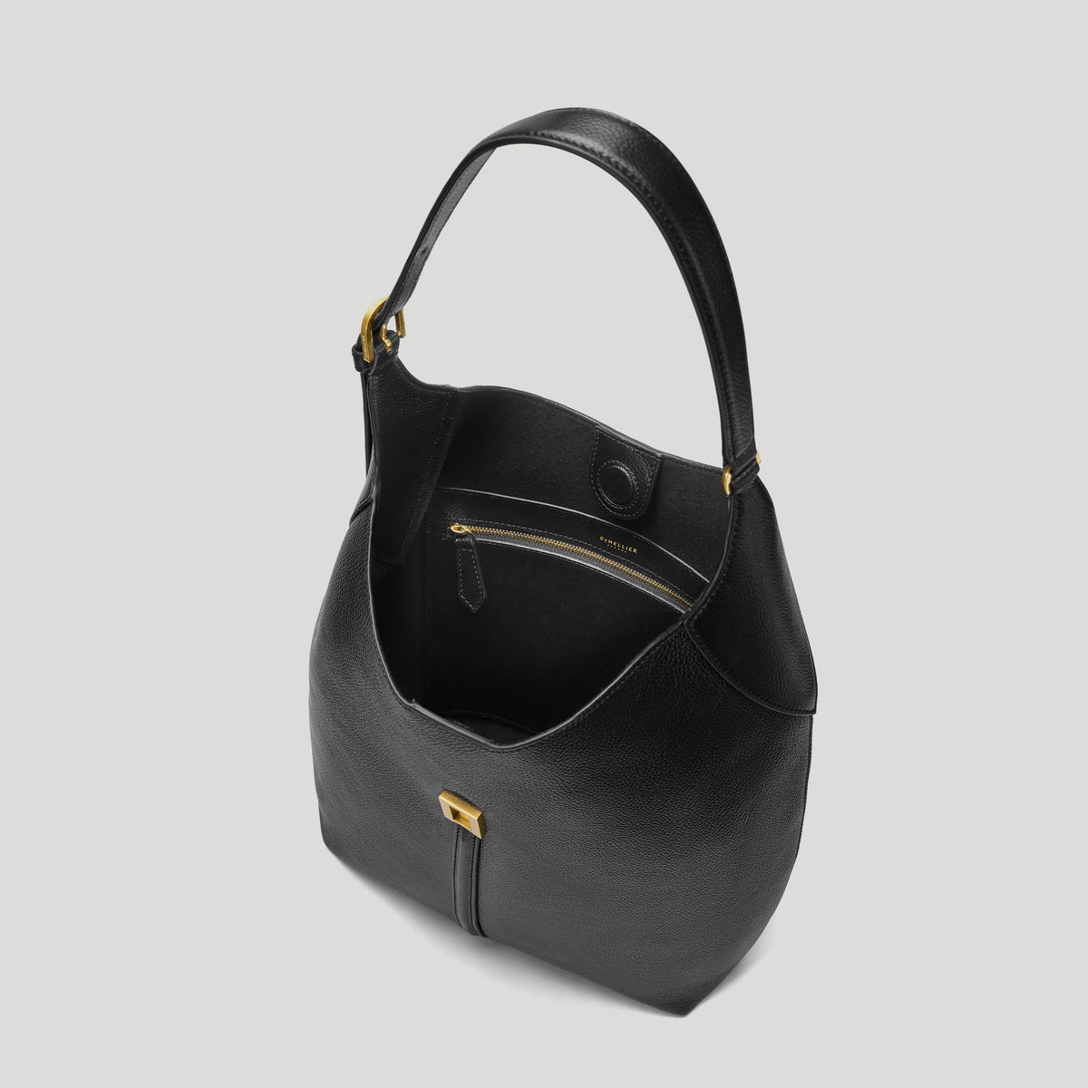 Exclusive The Large Siena Bucket — Large — Size black small grain — Back View