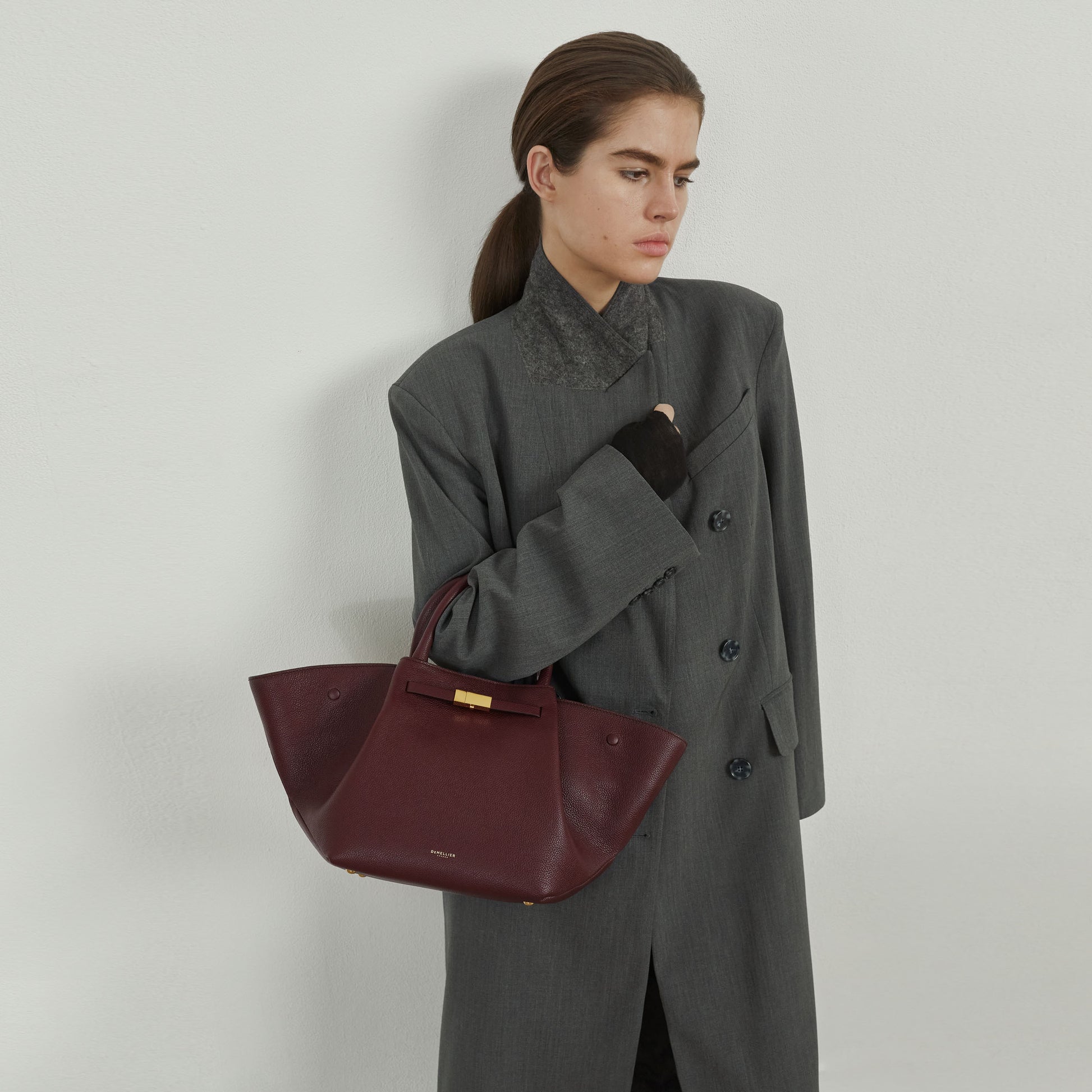 Exclusive The Midi New York — Midi — Size burgundy small grain — Alternate View 7