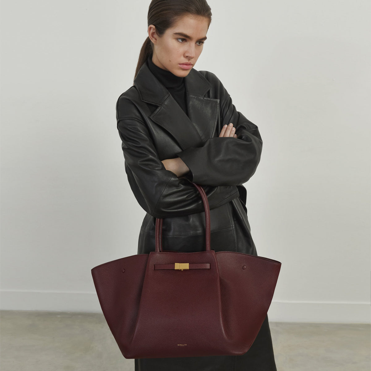 Exclusive The New York — One Size — Size burgundy small grain — Alternate View 8