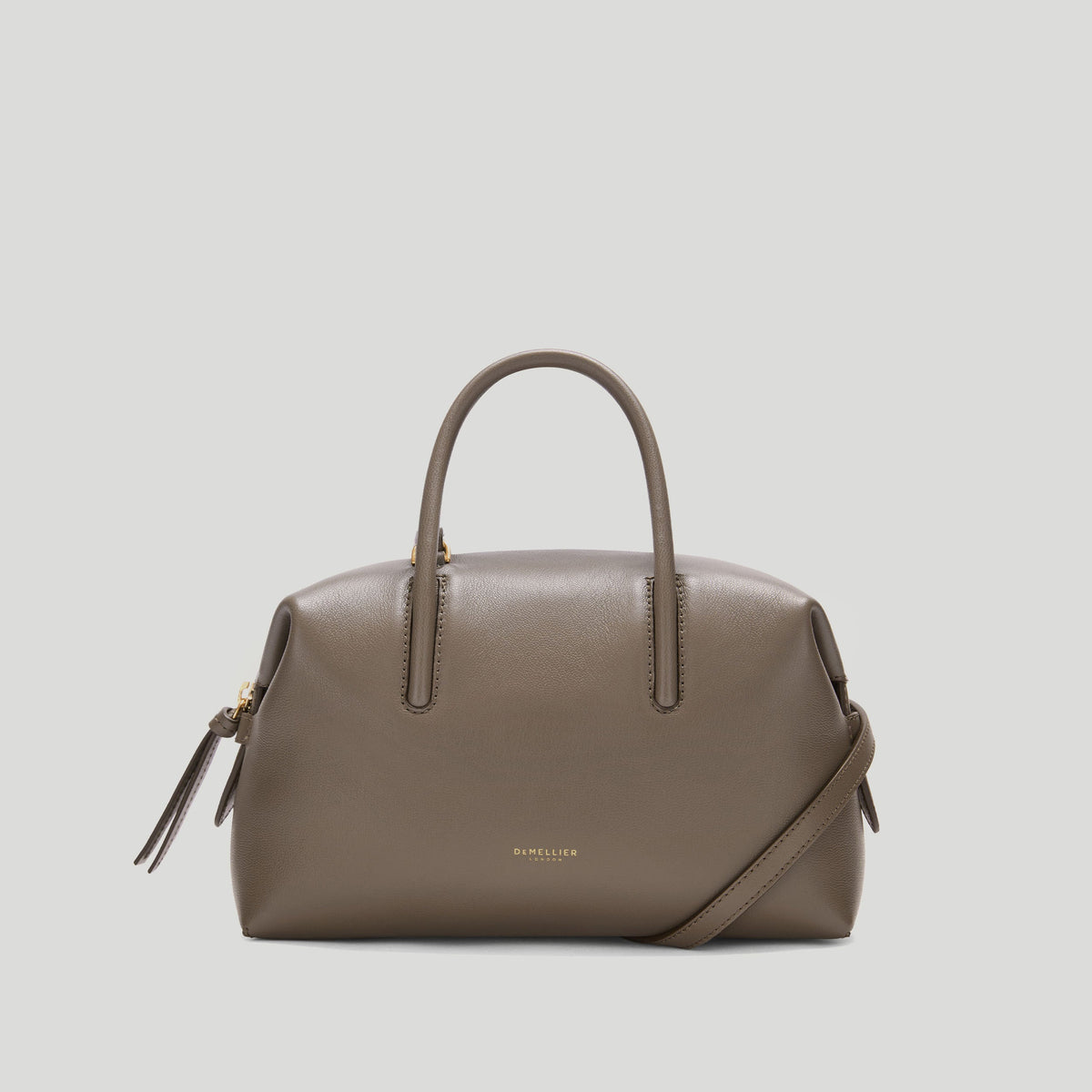 Exclusive The Small Stockholm — Small — Size dark taupe fine grain — Front View