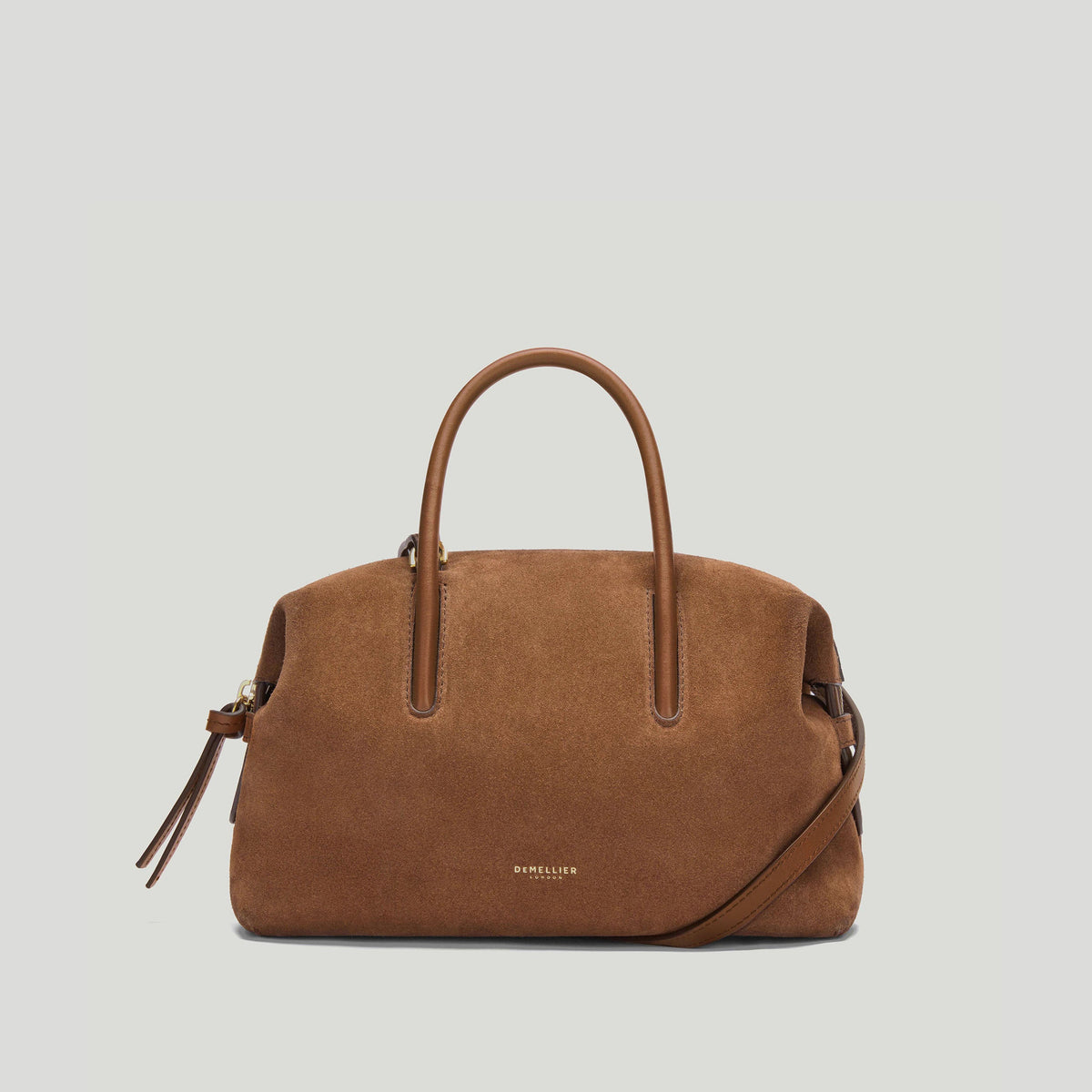 Exclusive The Small Stockholm — Small — Size deep tan suede & deep tan smooth — Front View