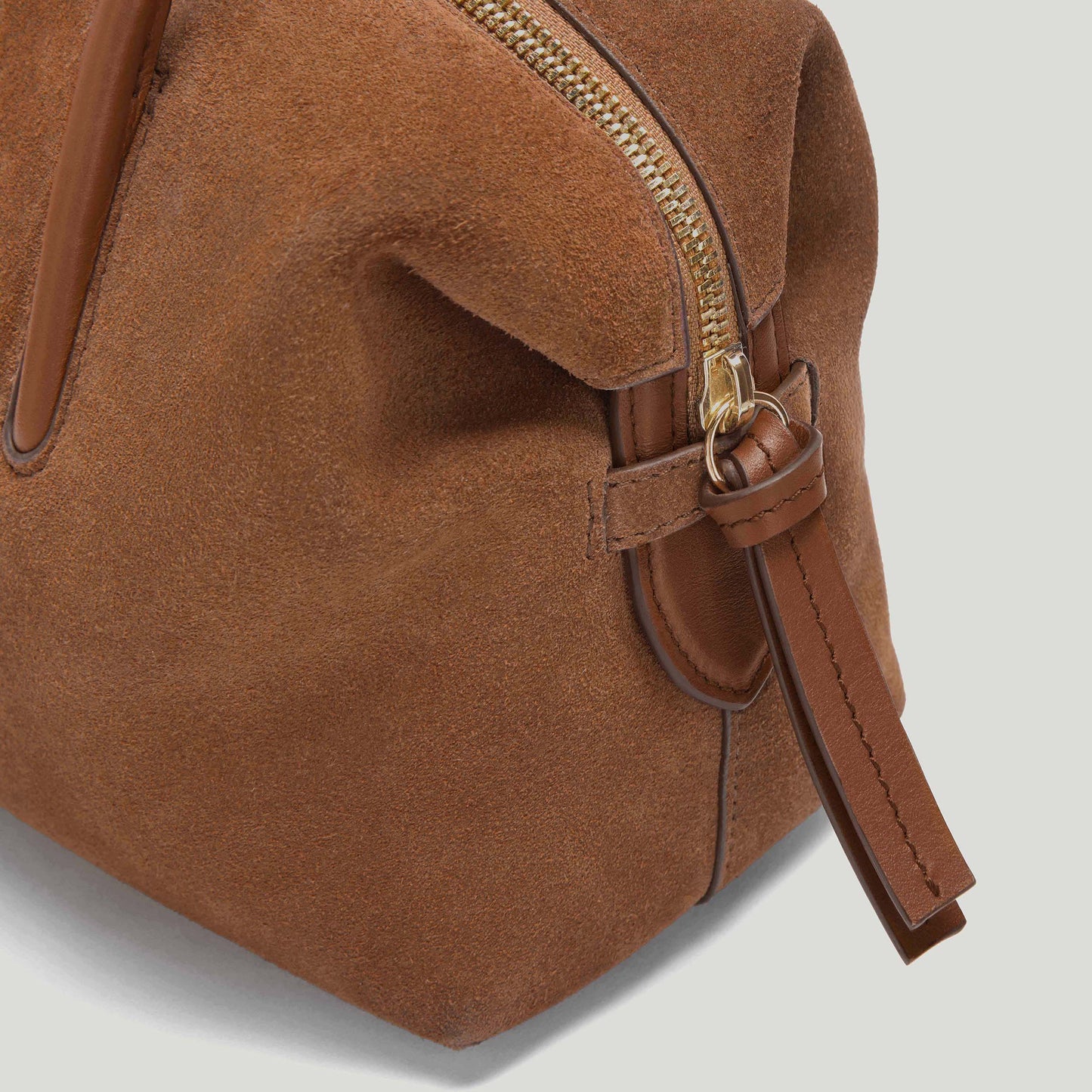 Exclusive The Small Stockholm — Small — Size deep tan suede & deep tan smooth — Back View