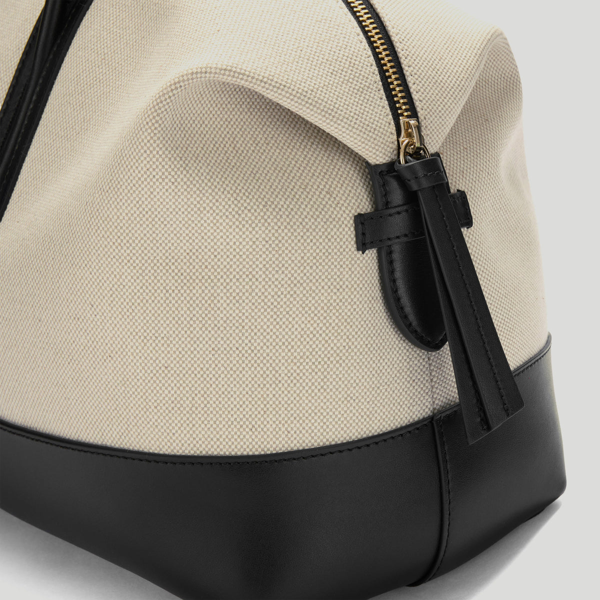 Exclusive The Stockholm — One Size — Size salt & pepper canvas black smooth — Back View