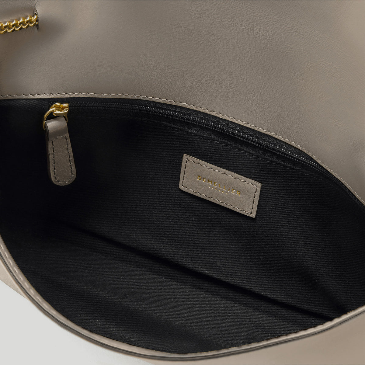 Exclusive The Vancouver Clutch — One Size — Size taupe smooth — Top View